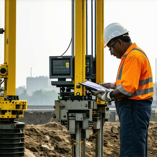 Advanced Geotechnical Analysis for Foundation Stability Geotechnical engineer using modern tools to assess subsurface conditions