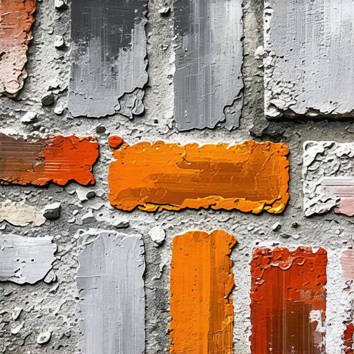 Close-up of nano-engineered mortar being applied to a masonry wall