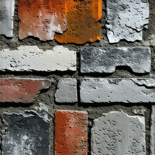 Nanotechnology in Masonry Repair Close-up of nanomaterials on masonry surface for durability enhancement