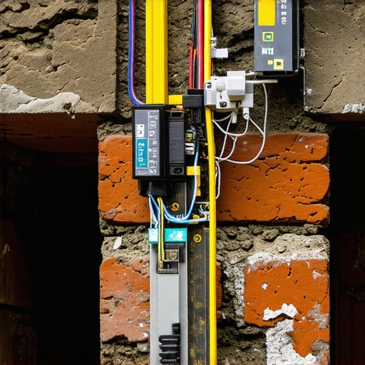 Structural Monitoring Sensors in Masonry Sensors embedded in brickwork for structural health monitoring