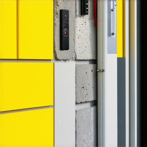 Fiber-reinforced polymer wrapping masonry wall with sensor technology