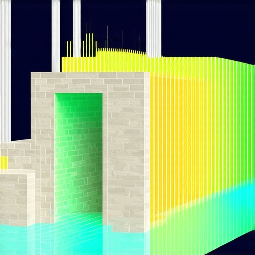 3D digital model of masonry structure with real-time sensor data