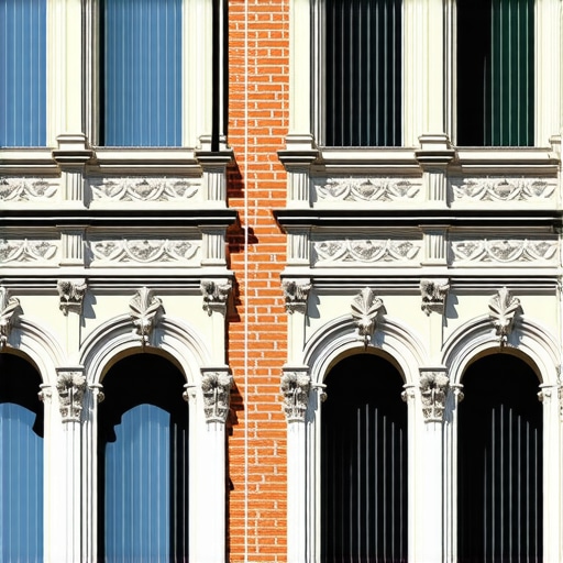 Digital Twin in Masonry Preservation High-tech digital twin visualization of masonry facade