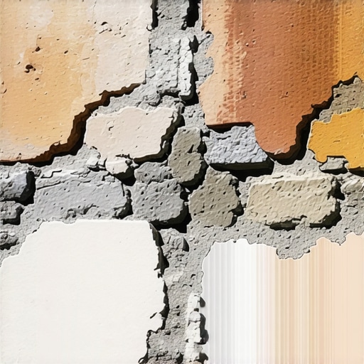 Fiber-Reinforced Mortar in Masonry Restoration Close-up of fiber-reinforced mortar being applied between brick joints