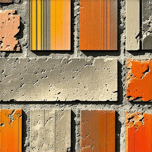 Innovative Masonry Materials and Technologies Close-up of nanomaterials, sensors, and climate-resistant coatings in masonry restoration.