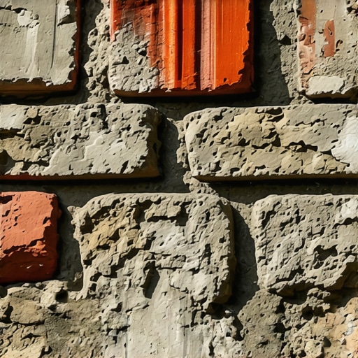 Detailed image of nano-engineered mortar being applied to a historic brick wall, showcasing advanced material technology.