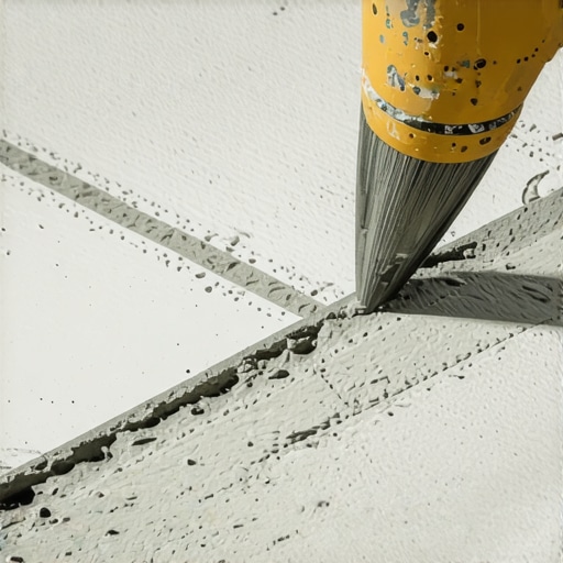 Nanotechnology-Enhanced Masonry Mortar Close-up of advanced mortar with nanomaterials applied to brick wall