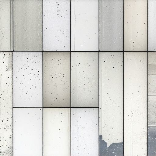 Close-up of masonry surface with water-repellent coating demonstrating water resistance