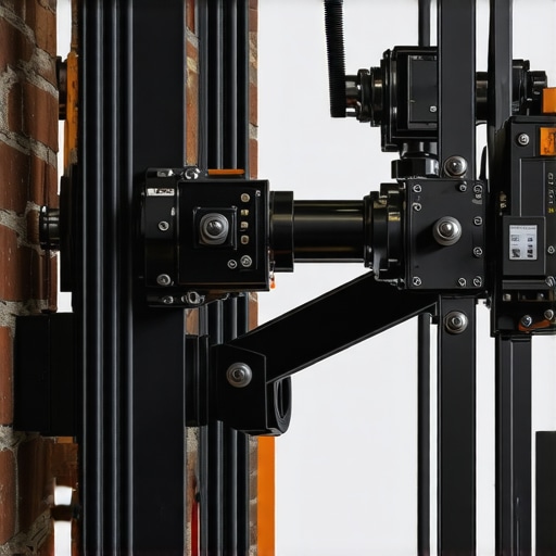 Robotic tuckpointing system repairing historic masonry with precision tools