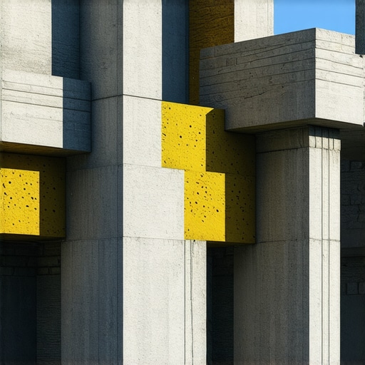 Close-up of fiber-reinforced polymer sheets bonded to masonry for structural reinforcement