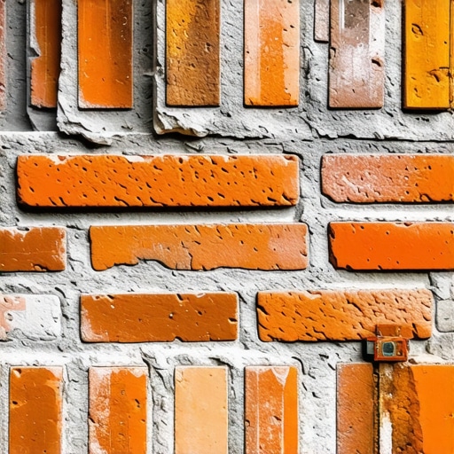 Embedded sensors in brick wall for structural health monitoring