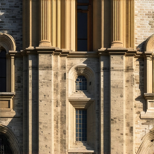 Modern Masonry Reinforcement and Repair Detailed view of fiber-reinforced polymer application on historic brick wall.