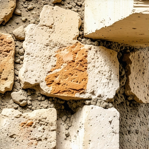 Bio-based Masonry Repair in Action Worker applying bio-based mortar to historic brick wall demonstrating innovative restoration