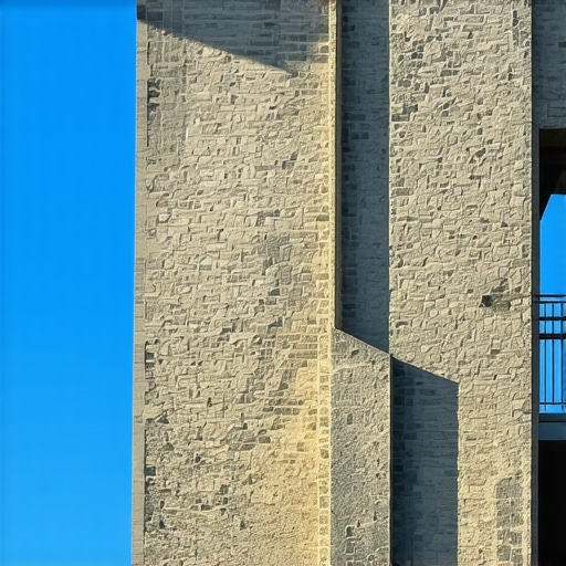 Close-up of a worker applying nano-ceramic coating to a brick wall for enhanced durability