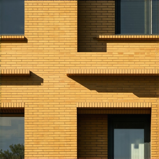 Close-up of masonry units with embedded sensors monitoring structural health.