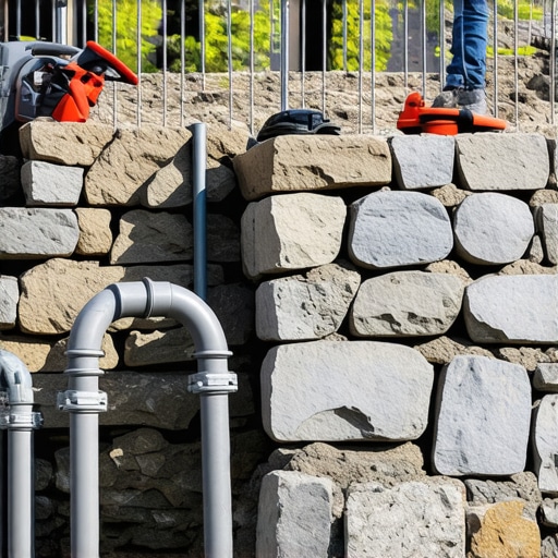 How to Retrofit Drainage Systems into an Existing Stone Retaining Wall