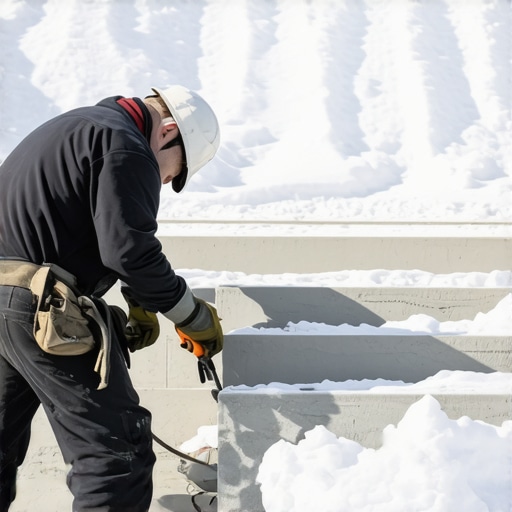 A guide to patching concrete steps for winter safety