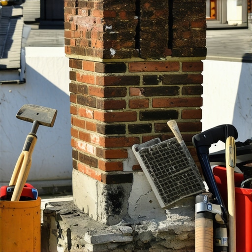How to Fix Spalling Bricks on a Historic Chimney Stack