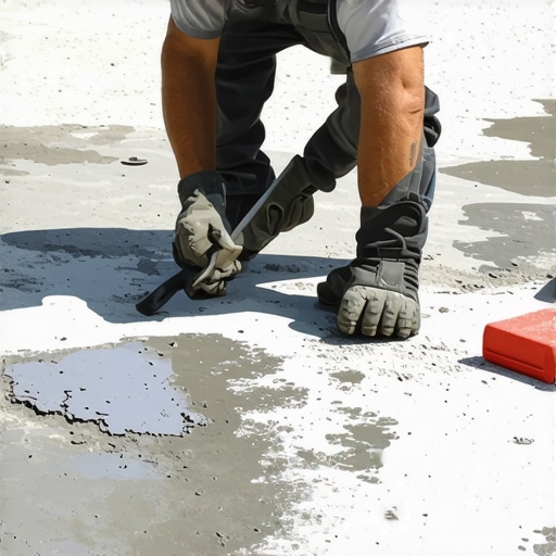 How to fix a patch that has detached from old concrete