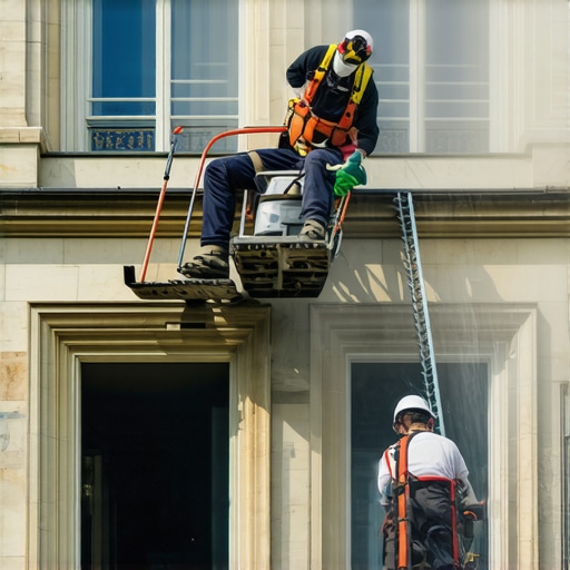 Removing Decades of Pollution from Limestone Facades Safely