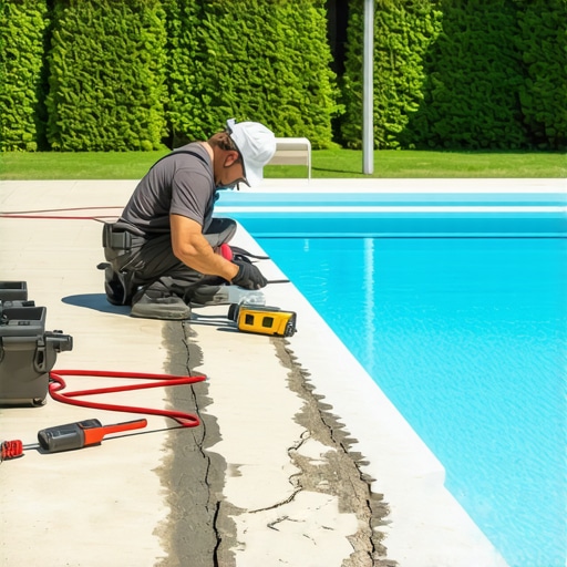 The Right Way to Repair a Cracked Concrete Pool Deck