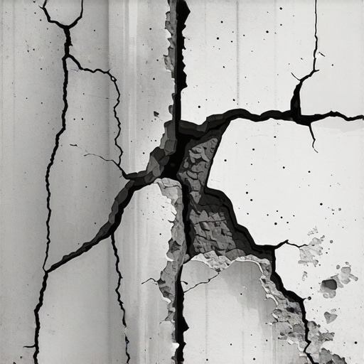 The difference between a structural crack and a surface crack