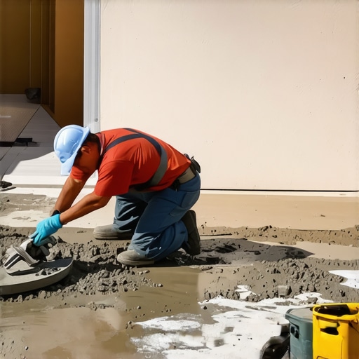 The most effective way to repair a spalled concrete driveway