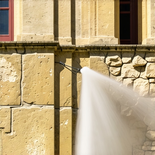 Why You Should Never Use a Power Washer on Historic Sandstone