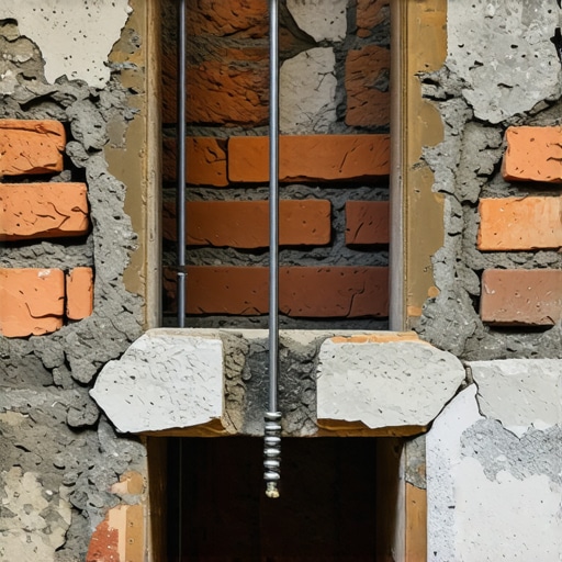 Fixing loose brick infill panels without a full teardown