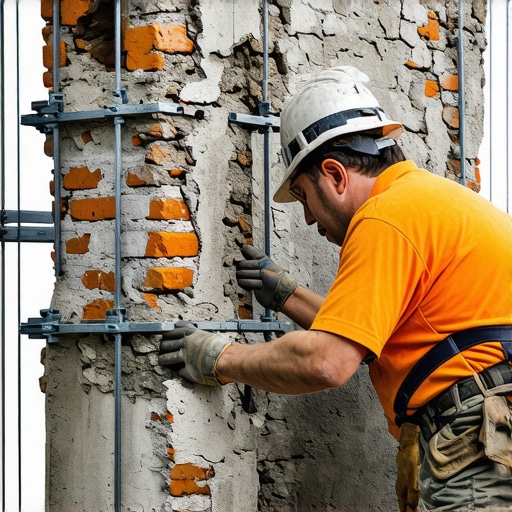 How to Reinforce a Weakened Brick Column Safely