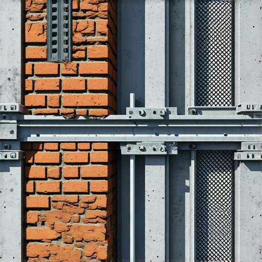 Preventing brick infill panels from detaching in seismic zones