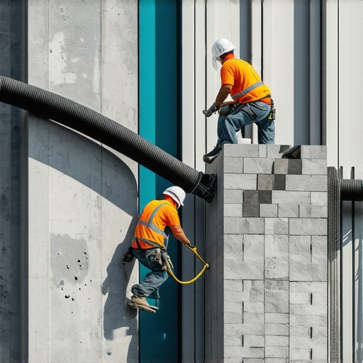Pumping concrete for masonry: How to handle vertical lifts