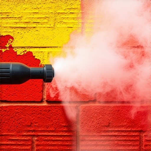 Removing graffiti from porous brick walls without scarring