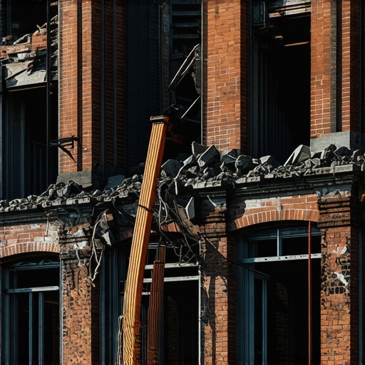 Salvaging a historic masonry building after a gas explosion