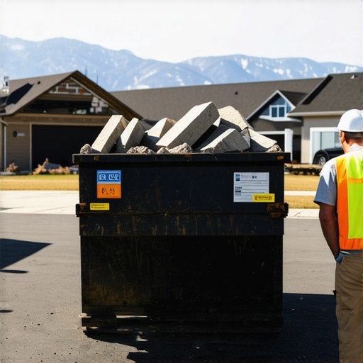 Why Local Branson West Contractors Prefer 10 Yard Dumpsters for Concrete Removal